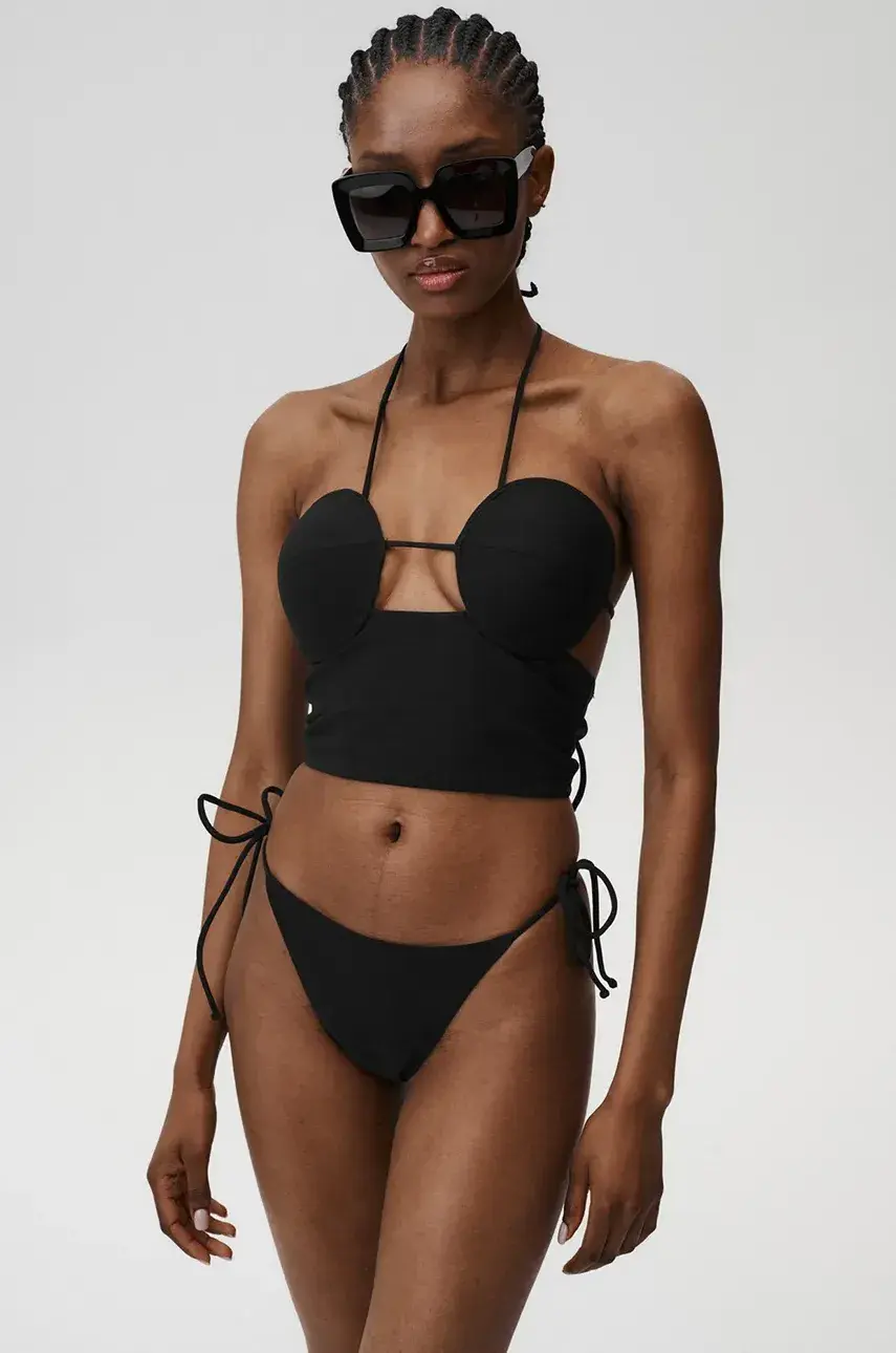 Plavkové nohavičky Undress Code Siena Bikini Bottom čierna farba, 934