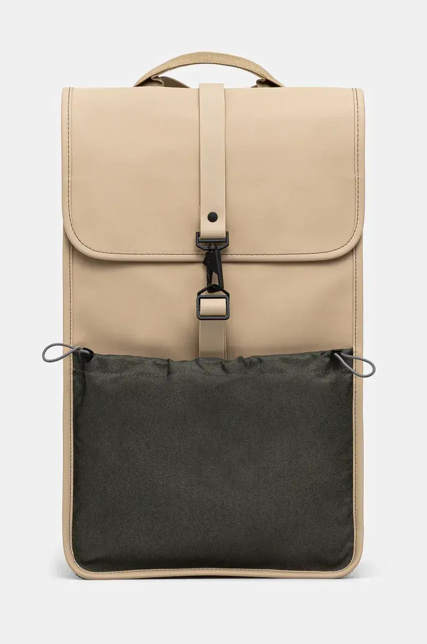 Ruksak Rains Mix Backpack W3 béžová farba, veľký, jednofarebná, 13590.24