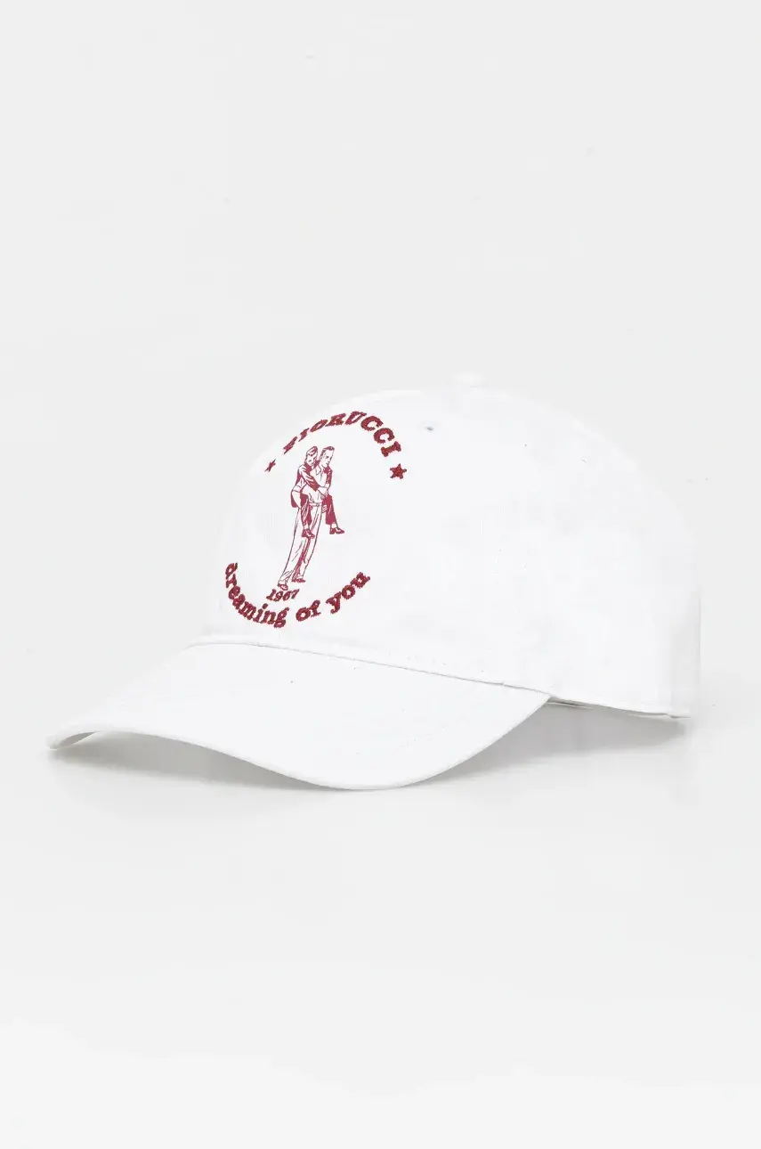 Bavlnená šiltovka Fiorucci White Dreaming of You Baseball Cap biela farba, s nášivkou, W02SMAHA135CO01WH03