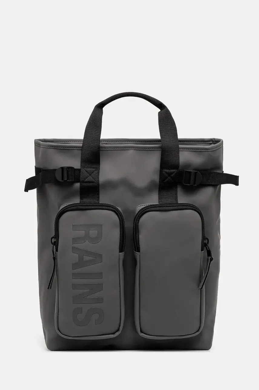 Ruksak Rains Texel Tote Backpack W3 šedá farba, veľký, jednofarebná, 14240.13