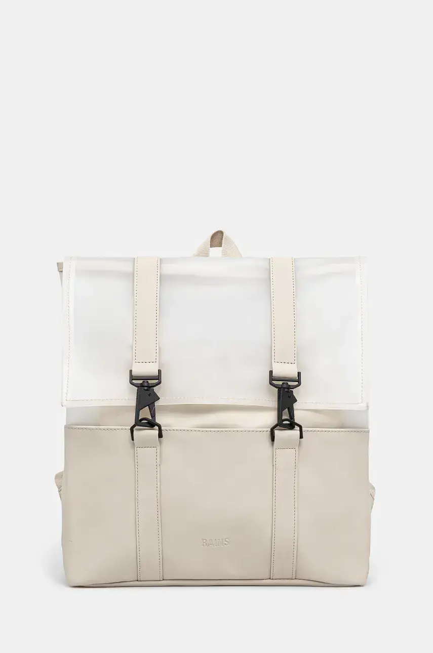 Ruksak Rains Split MSN Bag Mini W3 béžová farba, veľký, jednofarebná, 14290.107