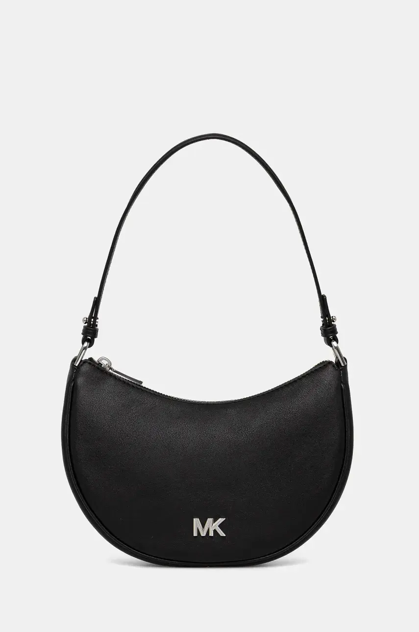 Kožená kabelka MICHAEL Michael Kors čierna farba, 32S5S8QU1L
