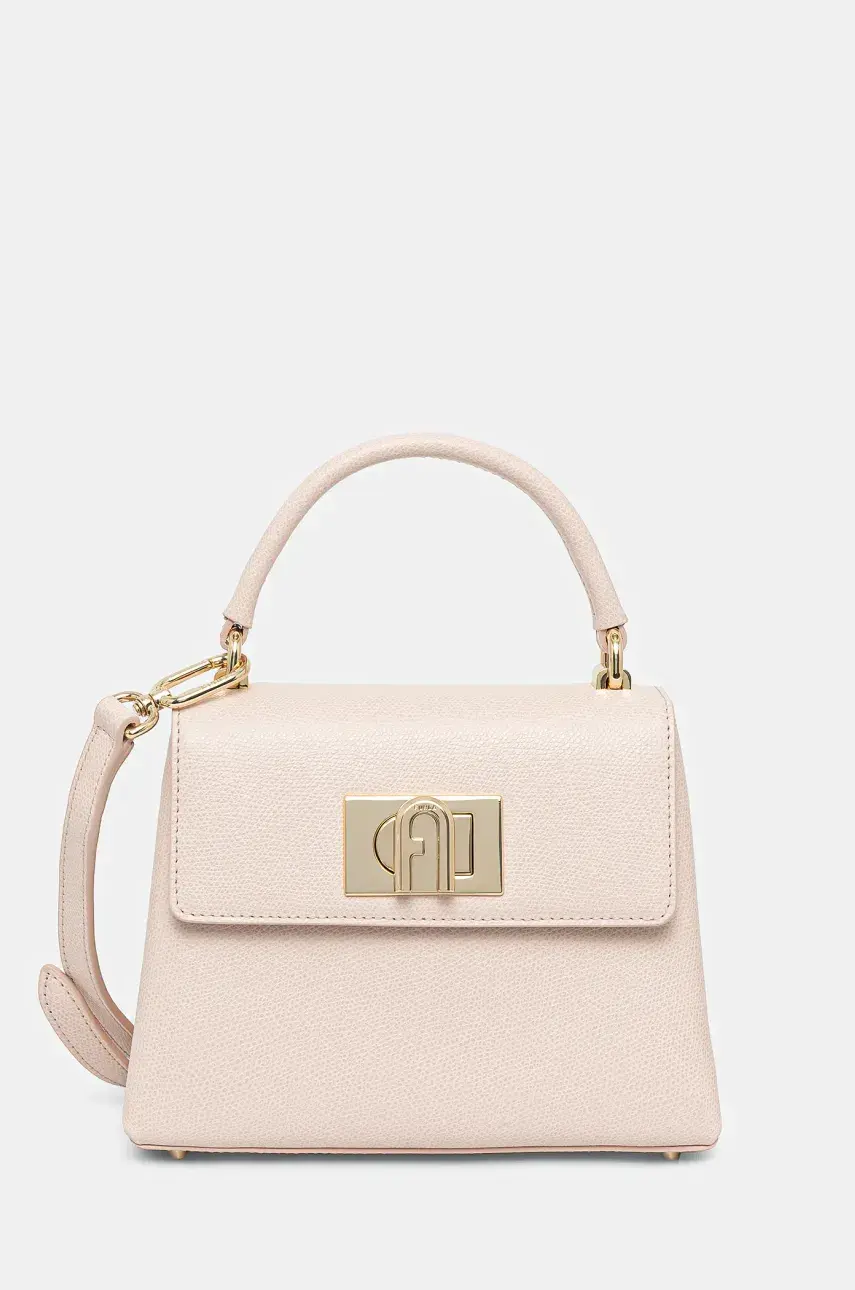 Kožená kabelka Furla ružová farba, WB00109.ARE000.0496S1007