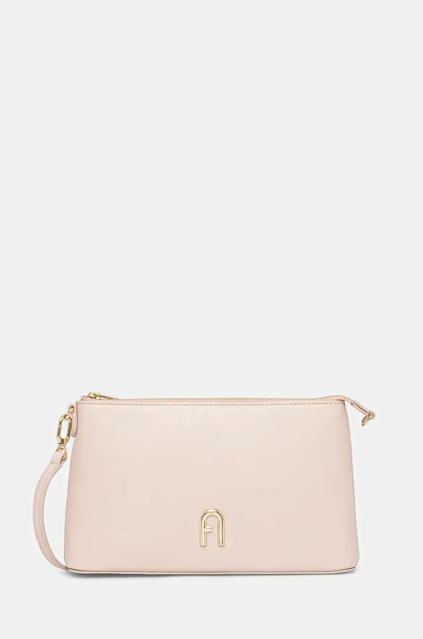 Kožená kabelka Furla ružová farba, WE00615.AX0733.0496S1007