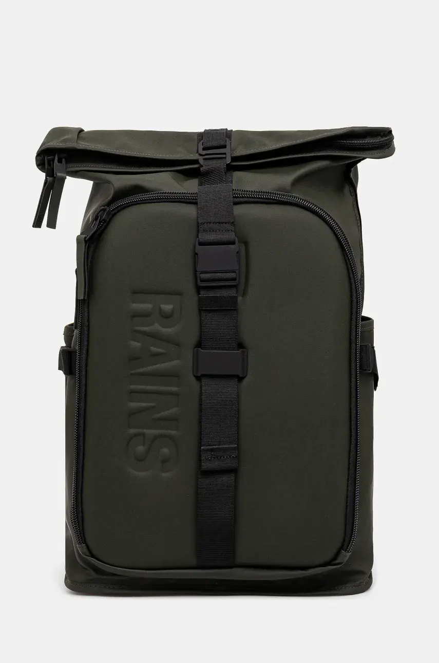 Ruksak Rains Texel Moulded Backpack W3 zelená farba, veľký, jednofarebný, 13430.03