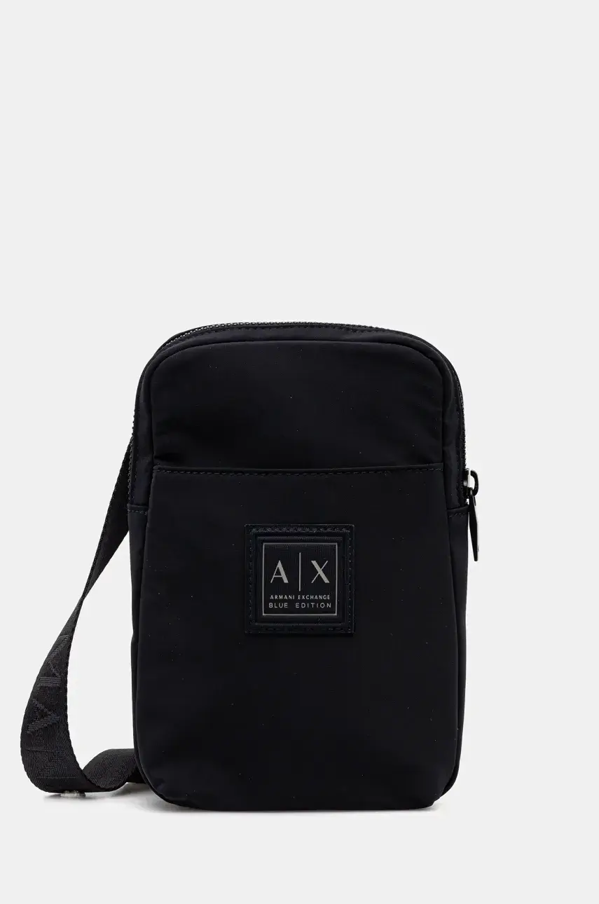 Malá taška Armani Exchange tmavomodrá farba, XM000682 AF12908