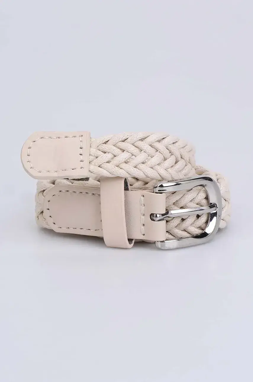 Opasok Coccodrillo béžová farba, ACCESSORIES