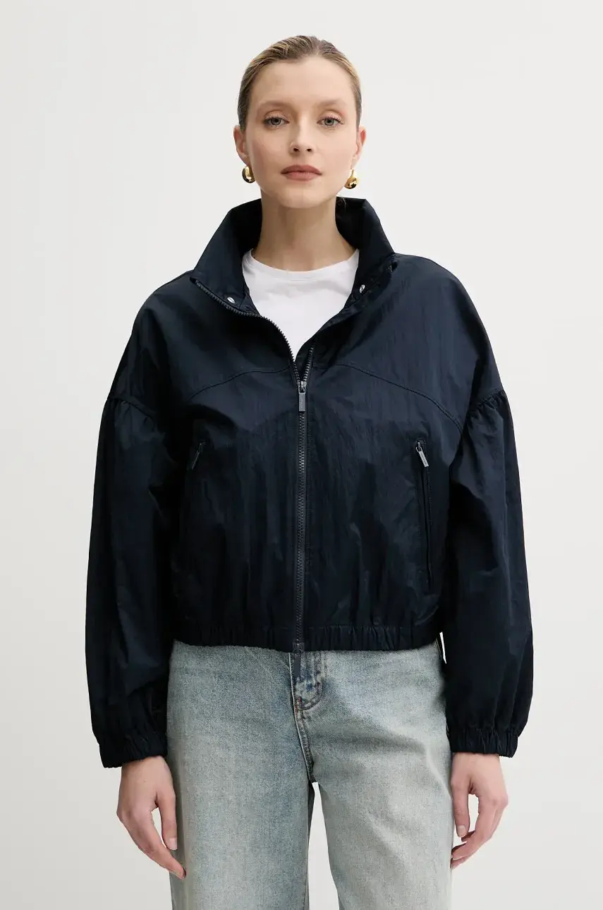 Bunda Armani Exchange tmavomodrá farba, prechodná, XW000445 AF12810