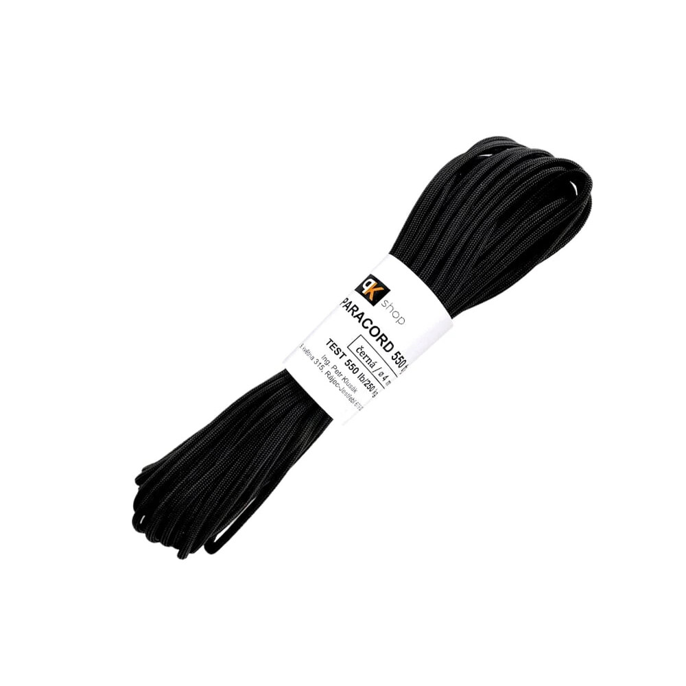 Para lano PKS 550 polyamid 15 m - čierne
