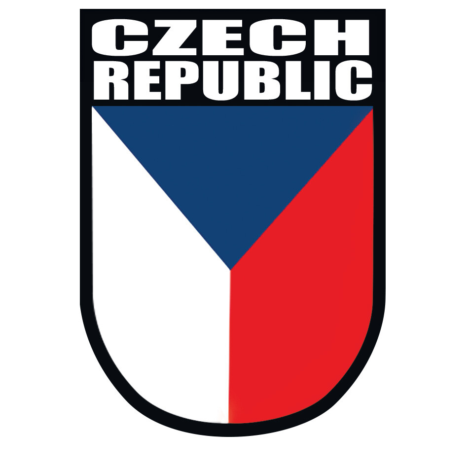 Samolepka Slovakia s vlajkou 6 x 8,5 cm - farebná