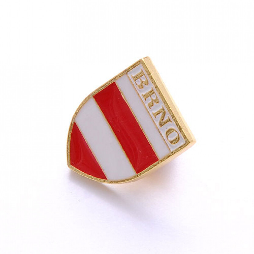 Odznak (pins) Brno 2x1,5 cm - farebný