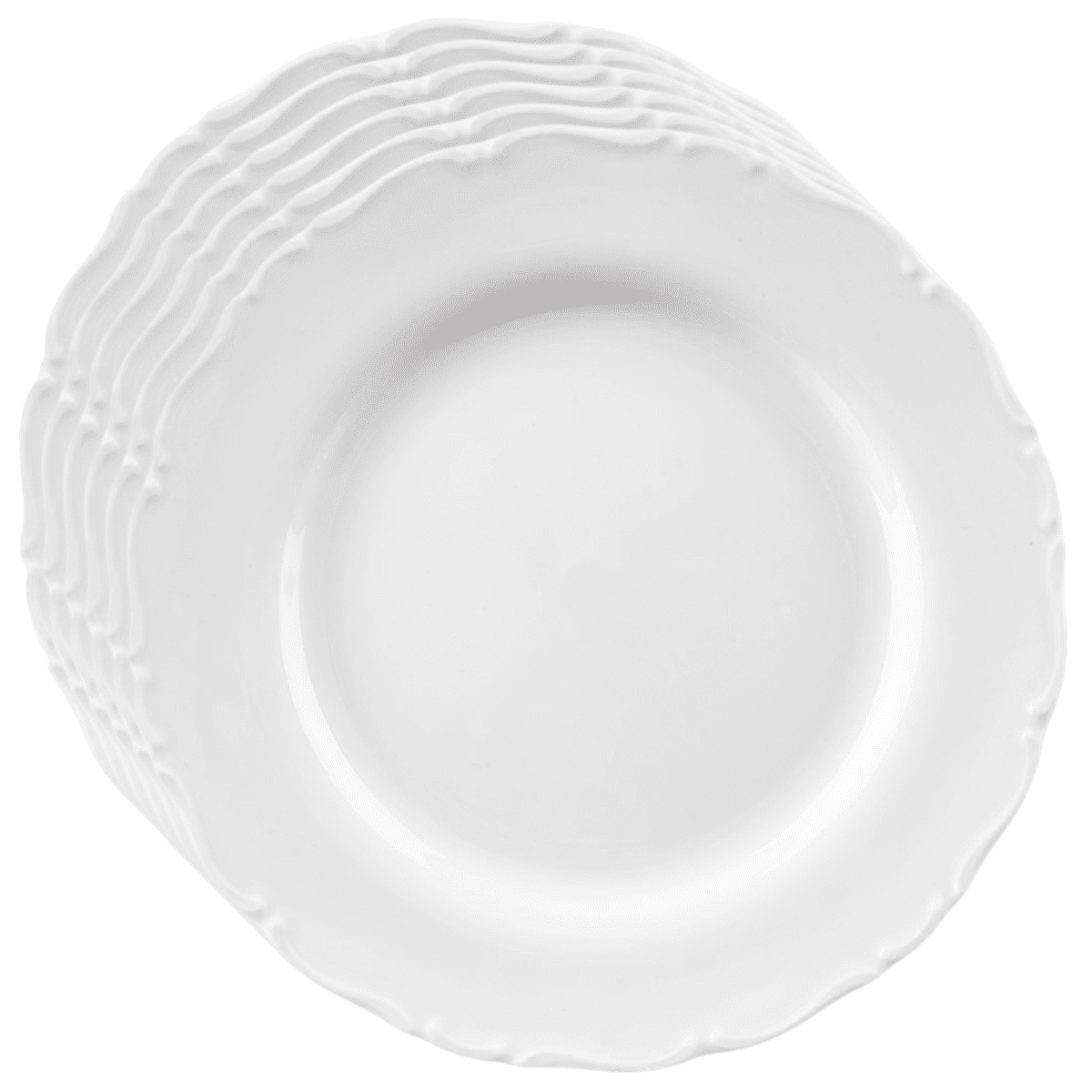 Orion Sada porcelánových dezertných tanierov Monas okrajom, 19 cm