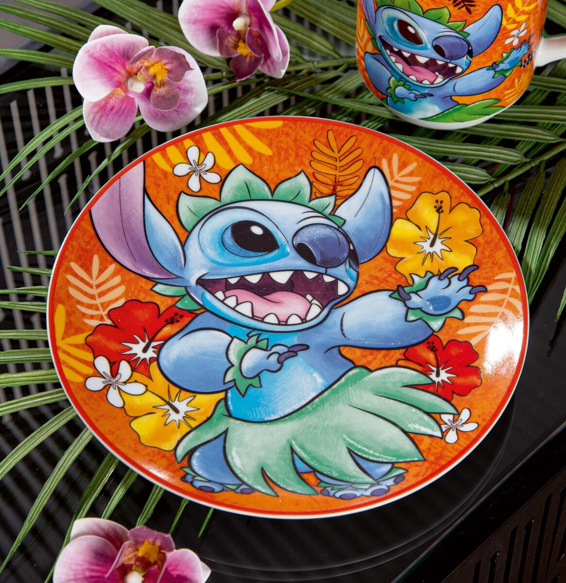 Gilde Talíř Stitch, oranžový, 2 ks