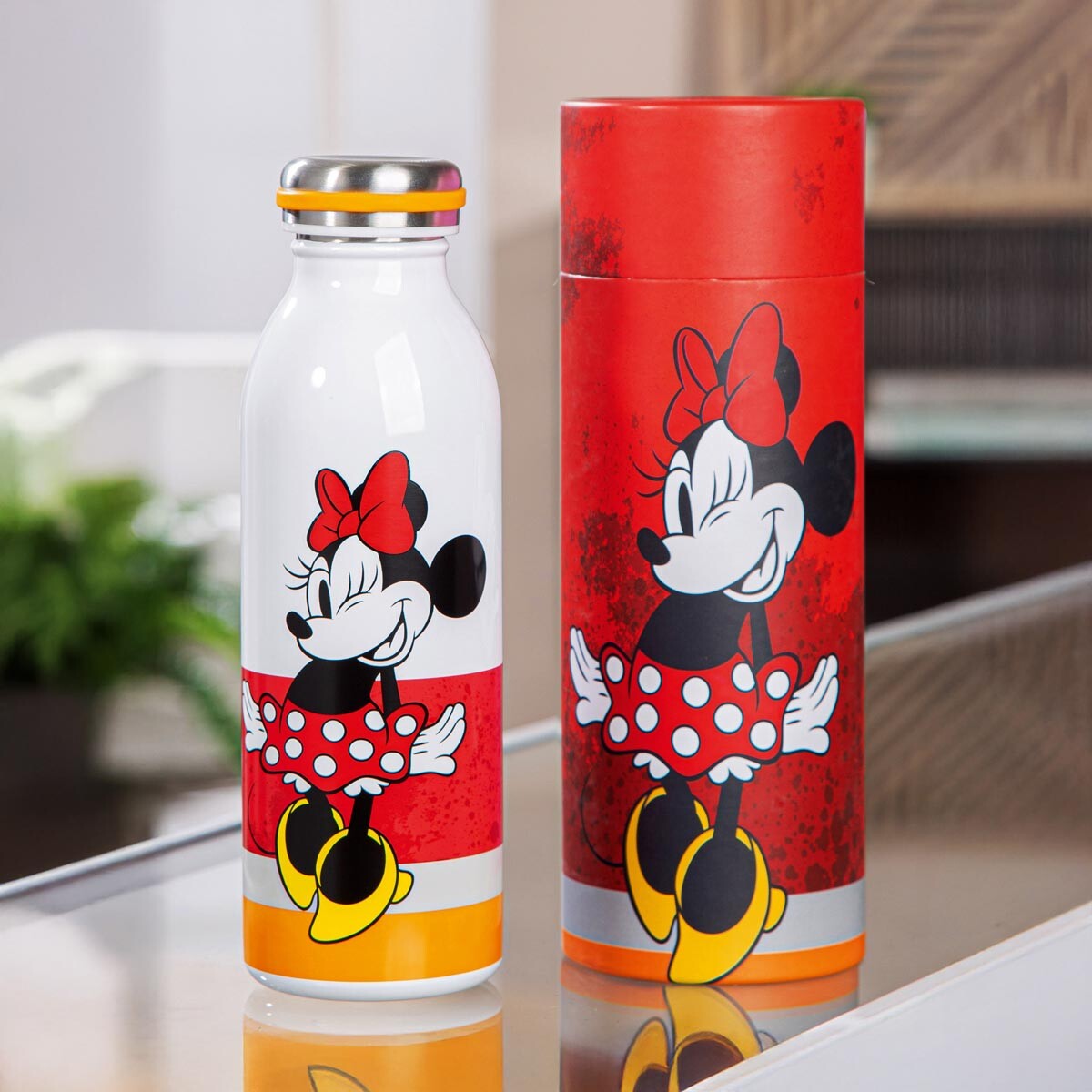 Gilde Nerezová termoska Minnie, červená