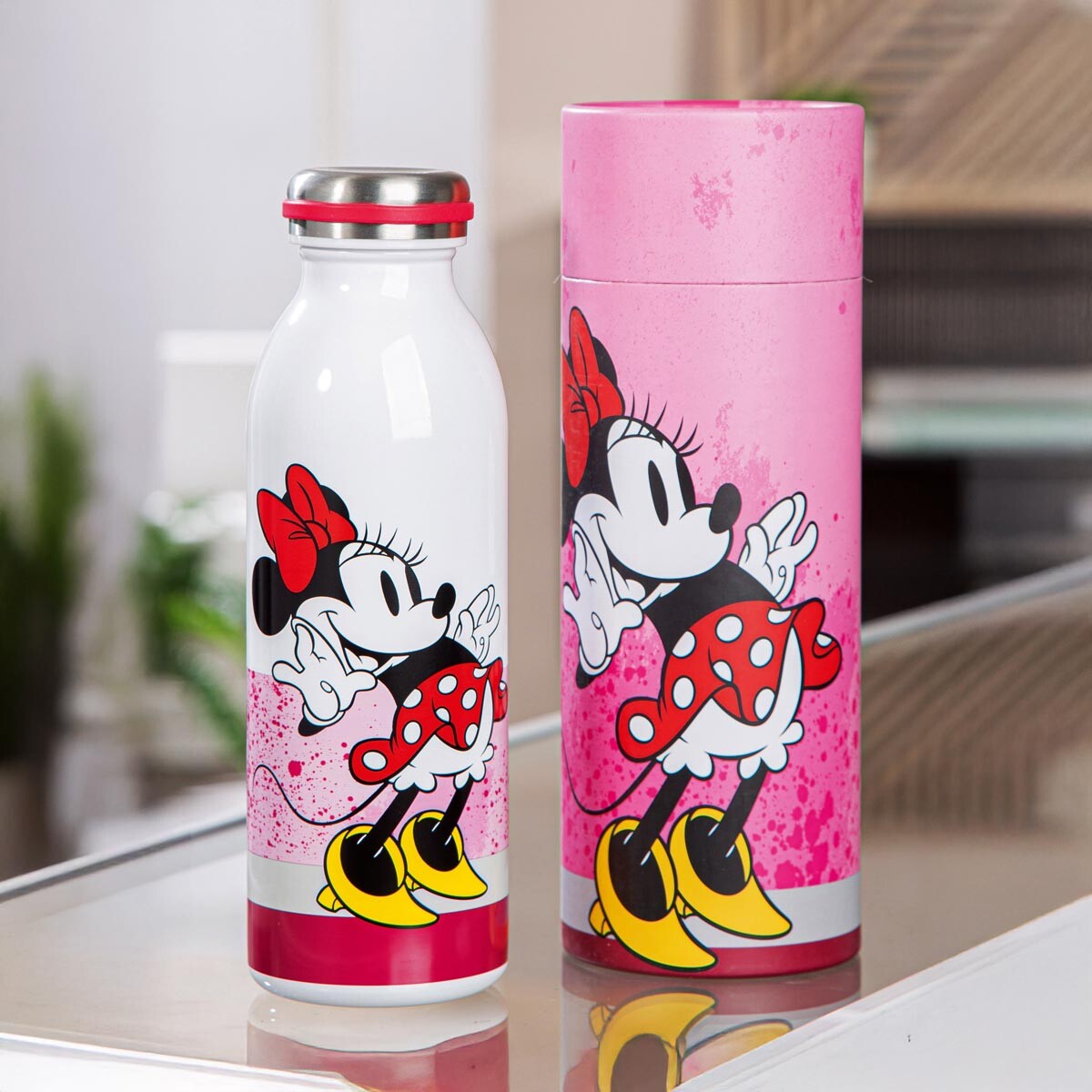 Gilde Nerezová termoska Minnie, růžová