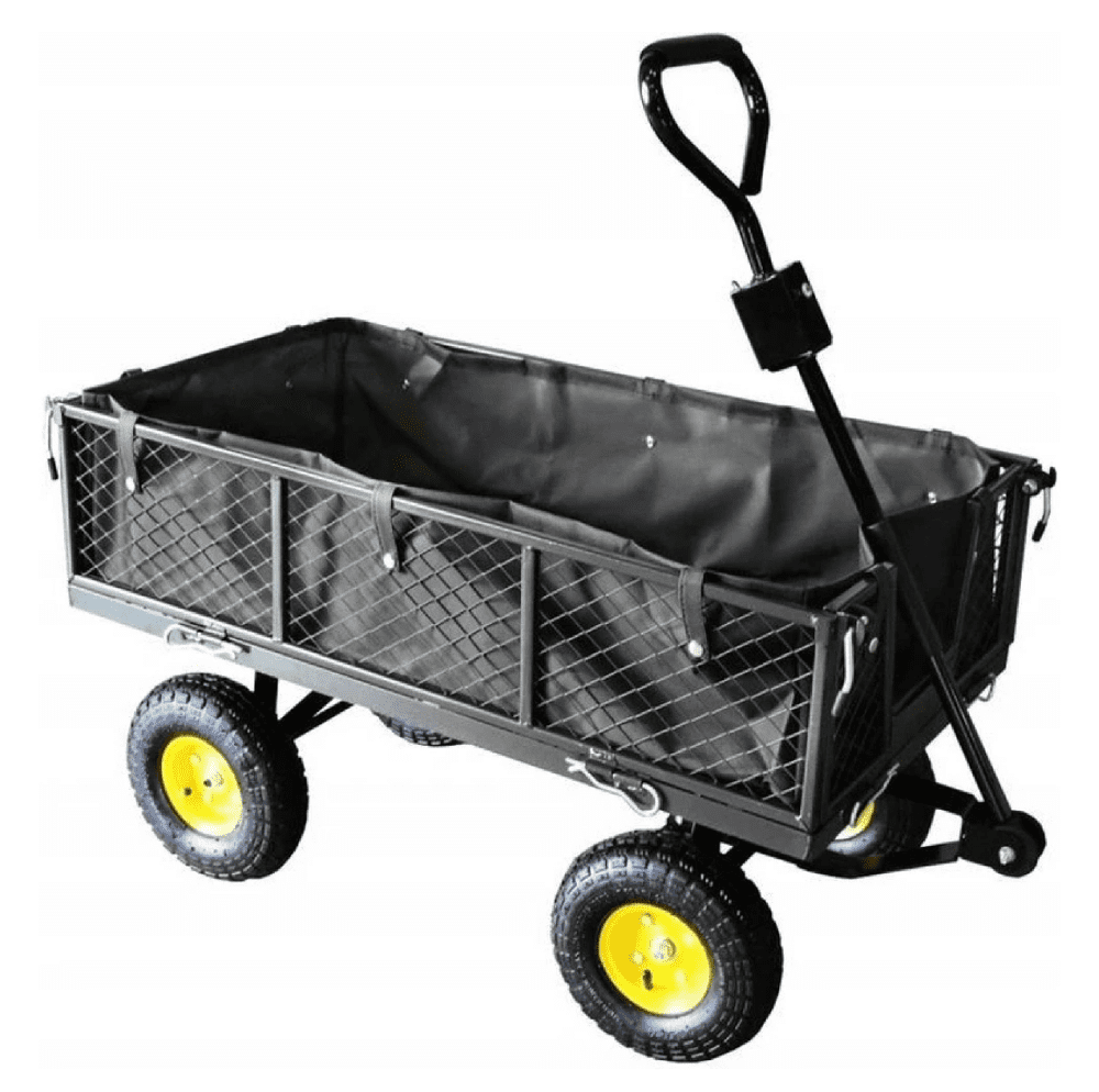 Záhradný vozík, čierna, LENKO