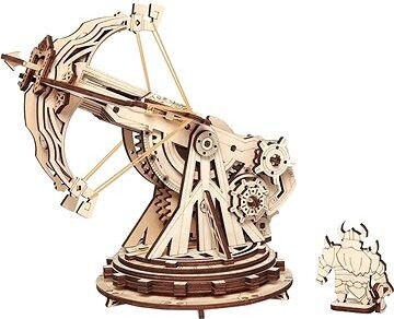 ROBOTIME Roker 3D drevené puzzle Ťažký obliehací samostrel – balista 142 dielikov