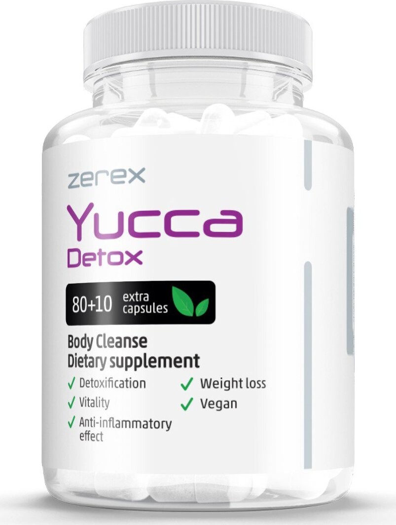Zerex Yucca Detox, 90 kapsúl