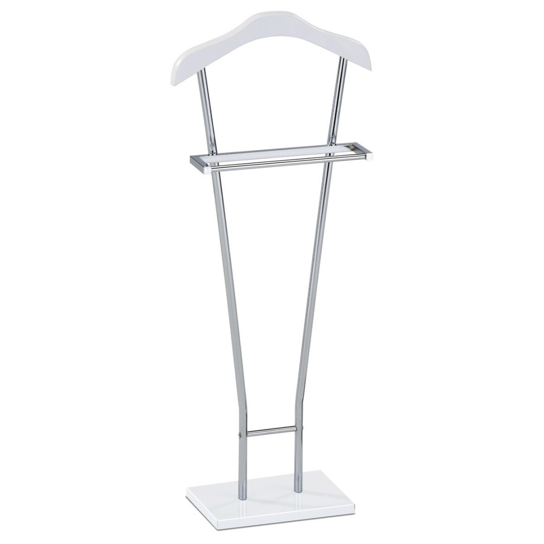 Autronic NEMÝ SLUHA - moderný kovový biely - 110 cm