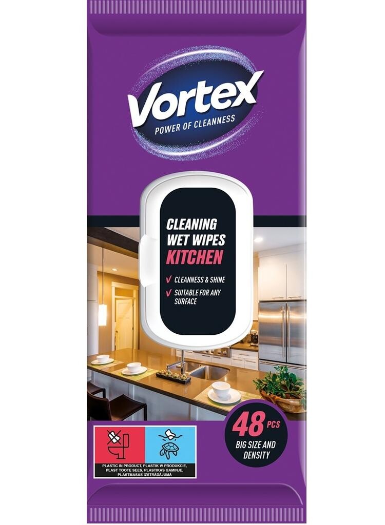 MAKRO - Čistiace obrúsky do kuchyne 48ks Vortex