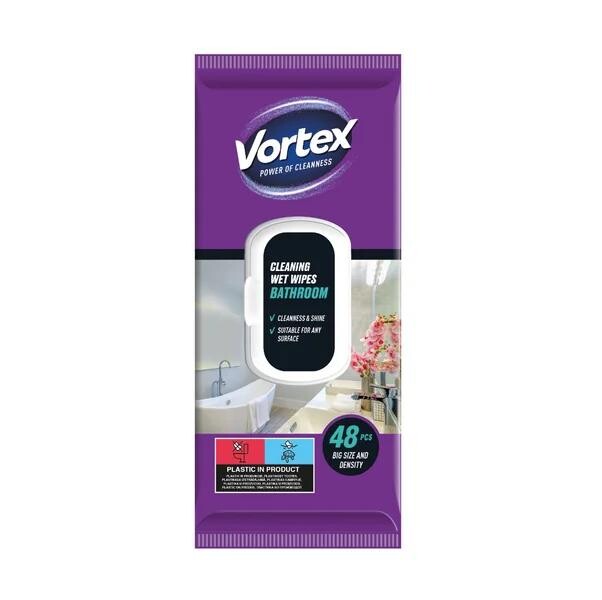 MAKRO - Čistiace obrúsky do kúpeľne 48ks Vortex