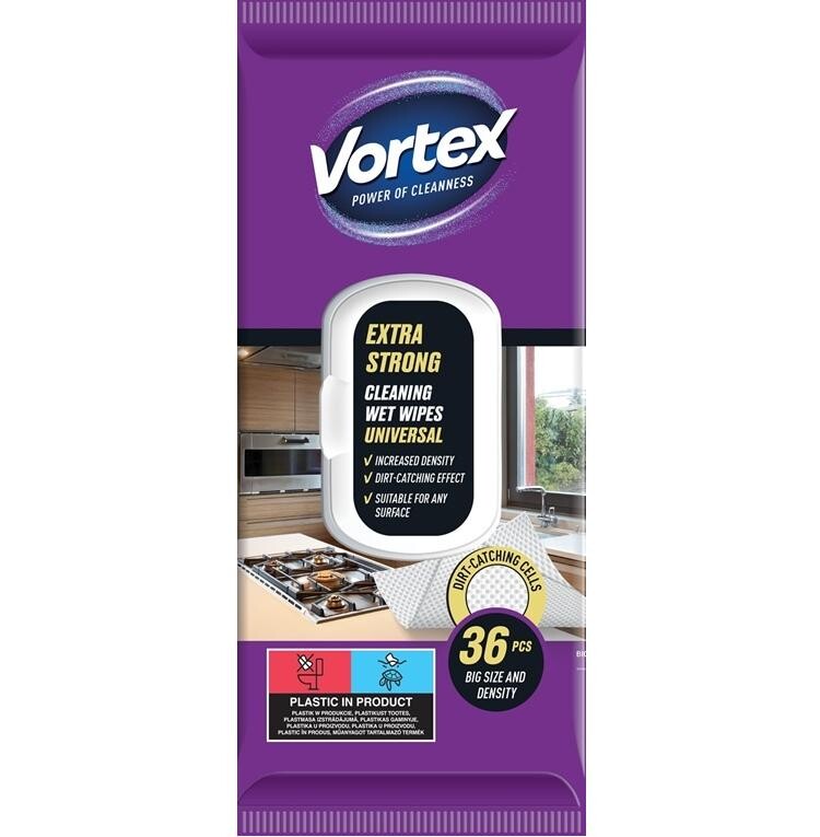 MAKRO - Čistiace obrúsky extra silné 48ks Vortex