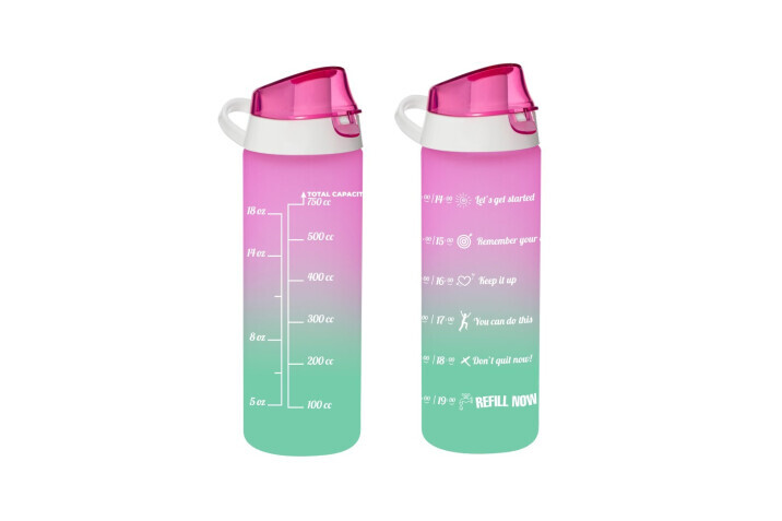 MAKRO - Fľaša športová 750ml Pink