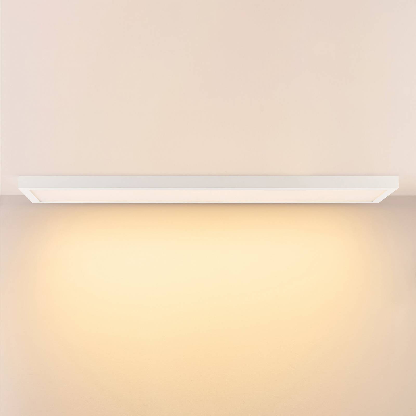 LED panel PRO OFFICE SANO, 153 x 33 cm, stmievateľné, biely kov CCT
