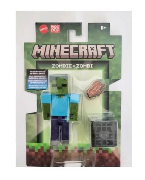Mattel Minecraft pohyblivá figúrka - Zombie - 8 cm