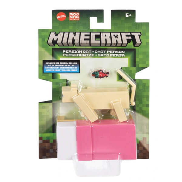 Mattel Minecraft pohyblivá figúrka - Perzská mačka - 8 cm