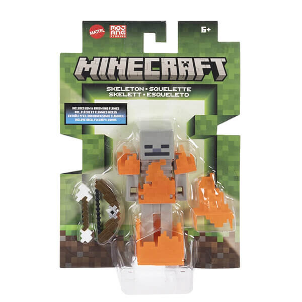 Mattel Minecraft pohyblivá figúrka - Kostlivec - 8 cm