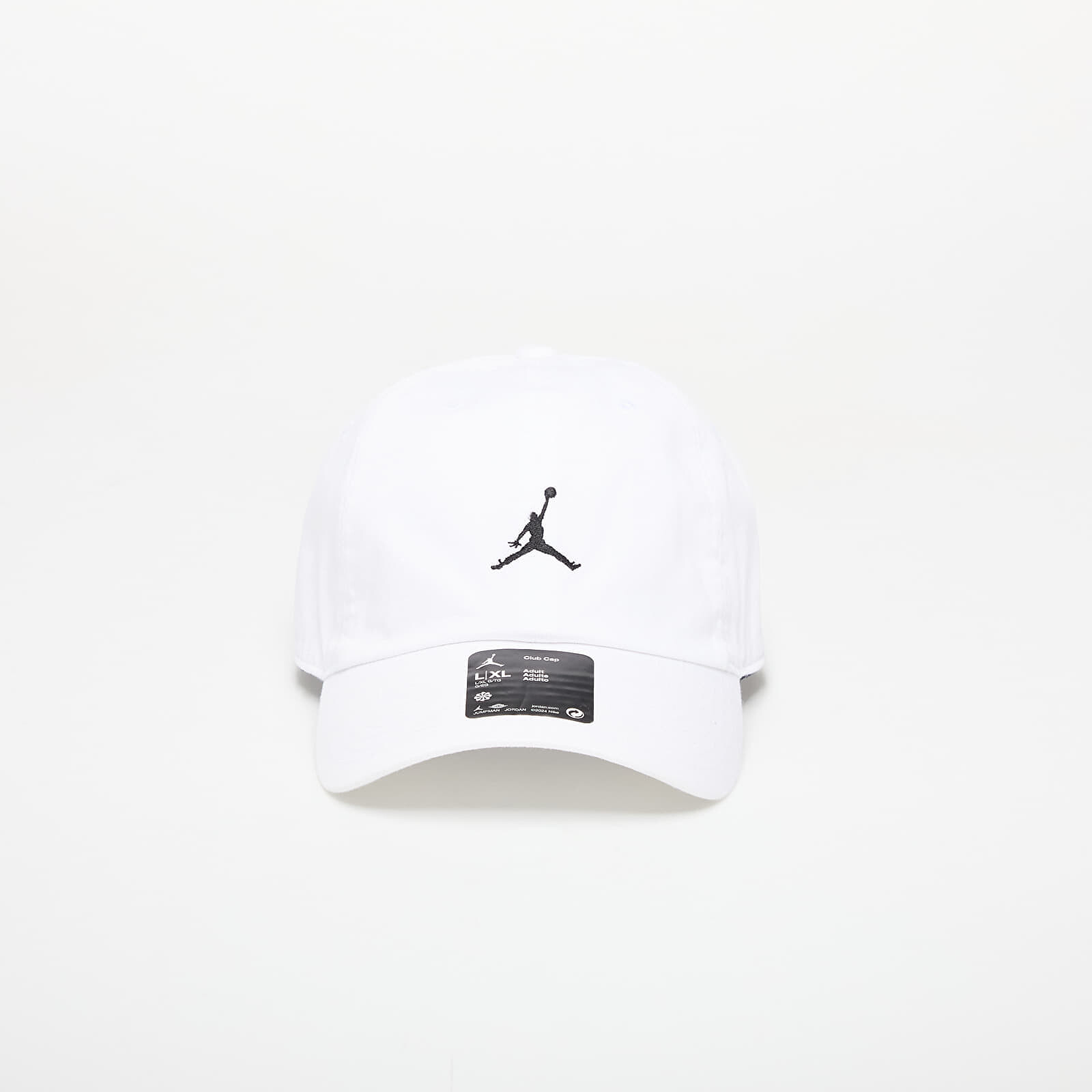 Šiltovka Jordan Club Unstructured Curved-Bill Hat White/ Black L/XL