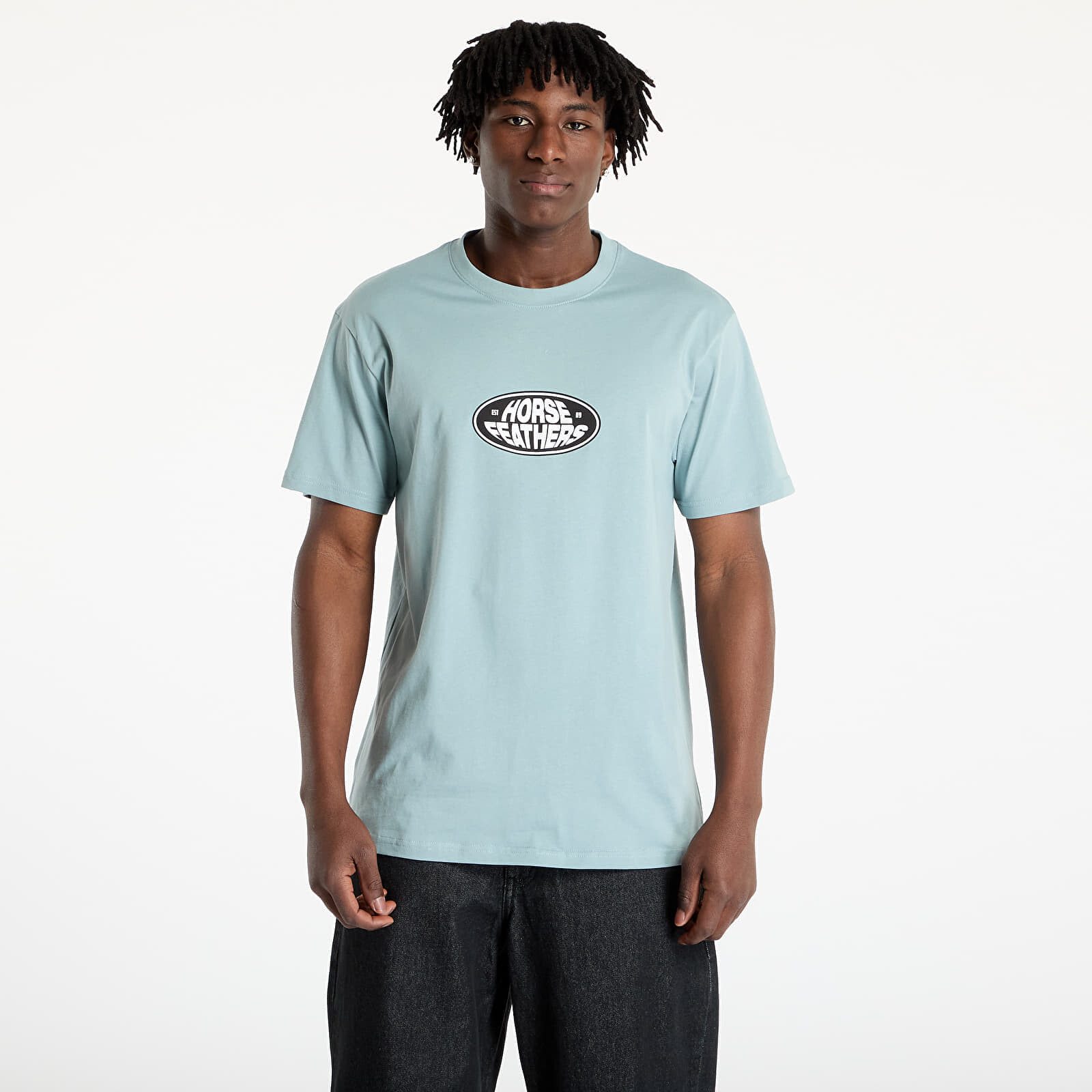 Tričko Horsefeathers Dynamo T-Shirt Blue Haze L