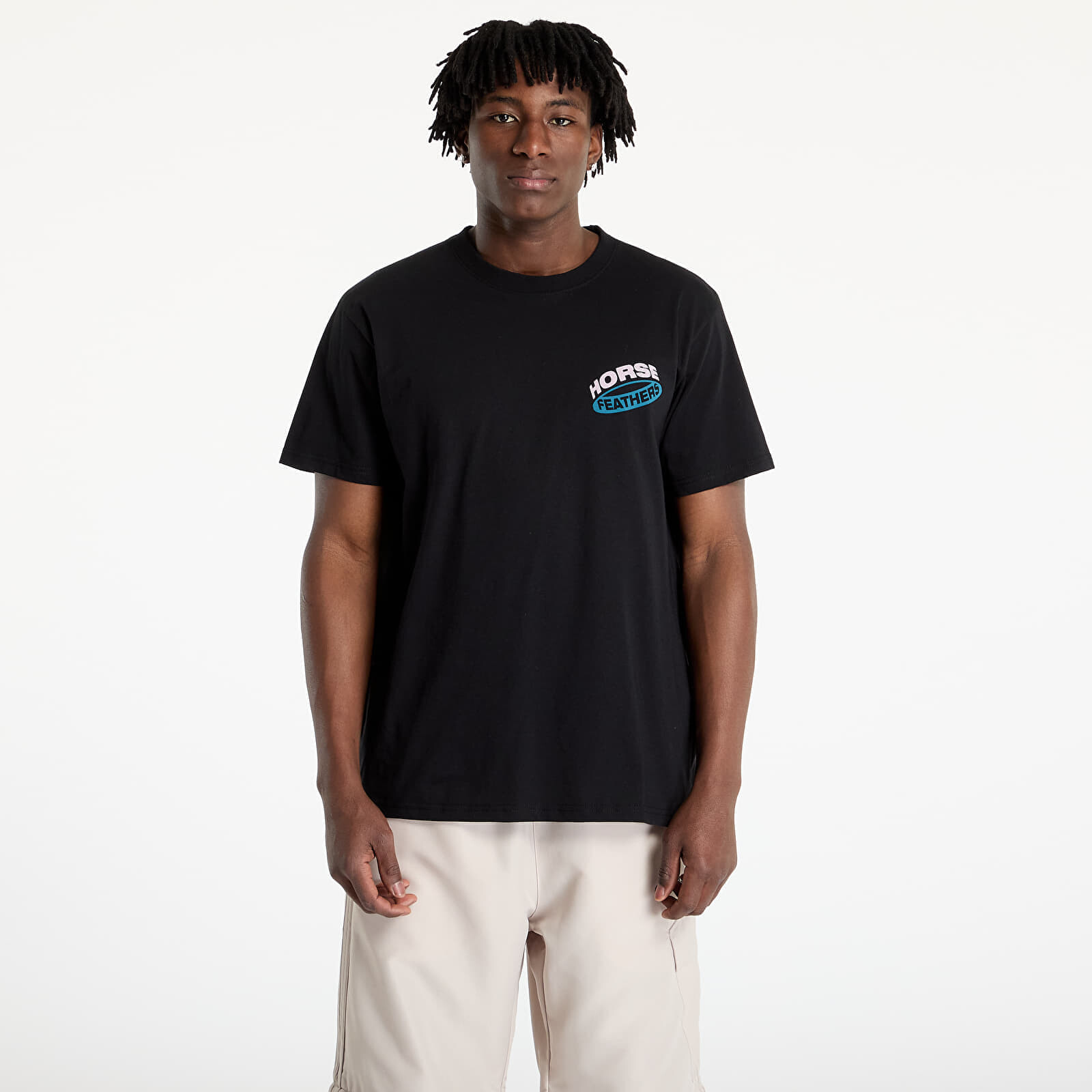 Tričko Horsefeathers Orbit T-Shirt Black S