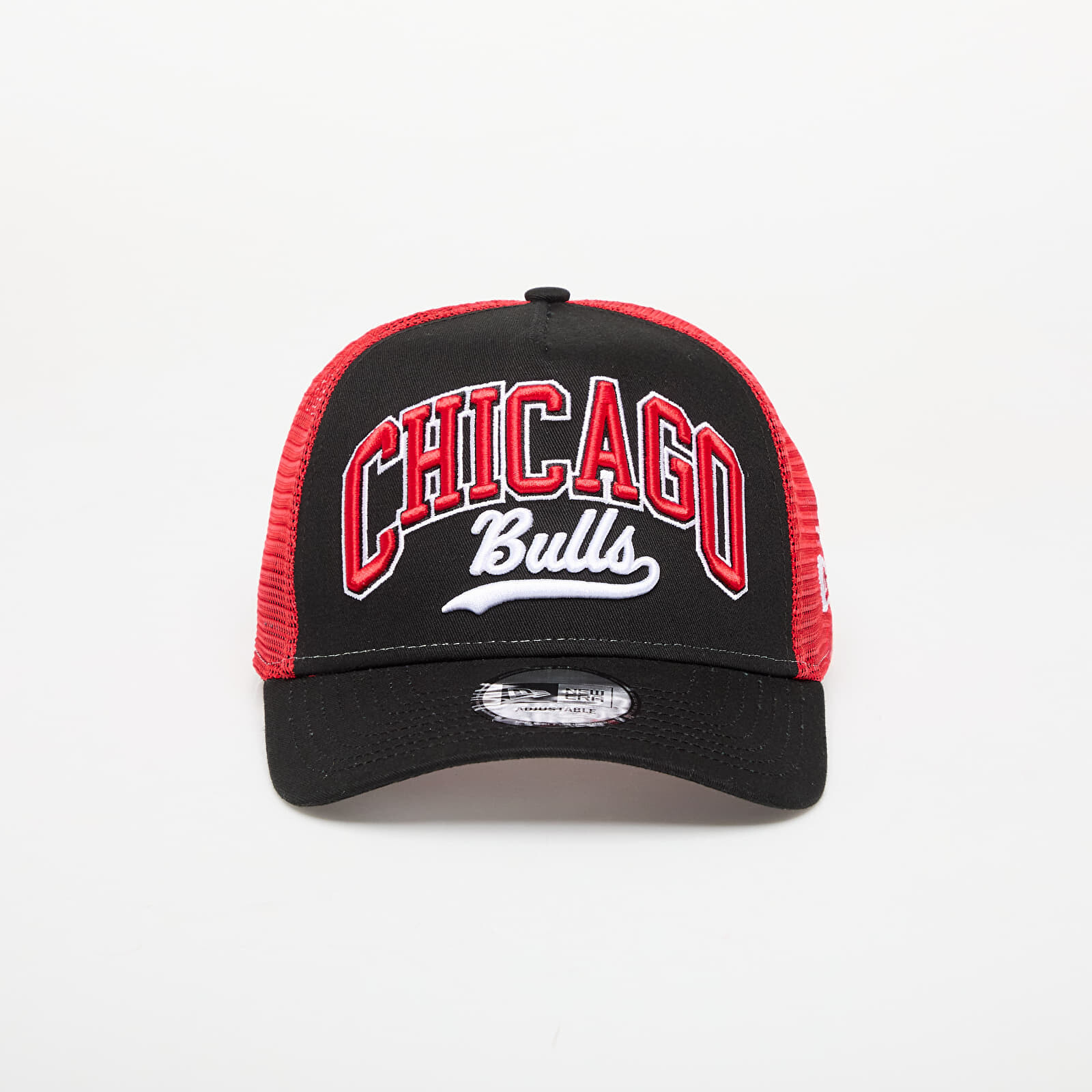 Šiltovka New Era Chicago Bulls NBA Script 9FORTY E-Frame Trucker Adjustable Cap Black Universal
