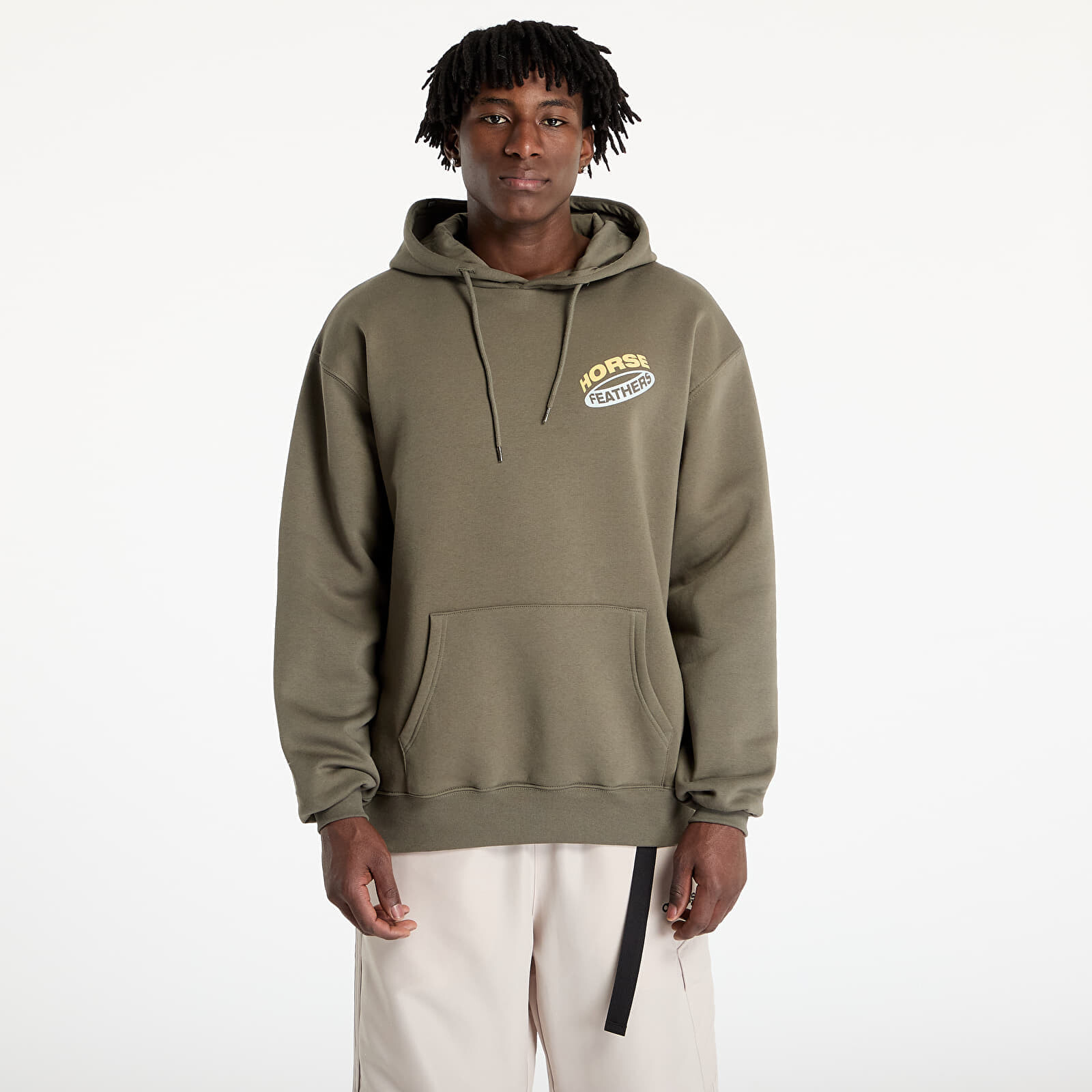 Mikina Horsefeathers Orbit Sweatshirt Burnt Olive M