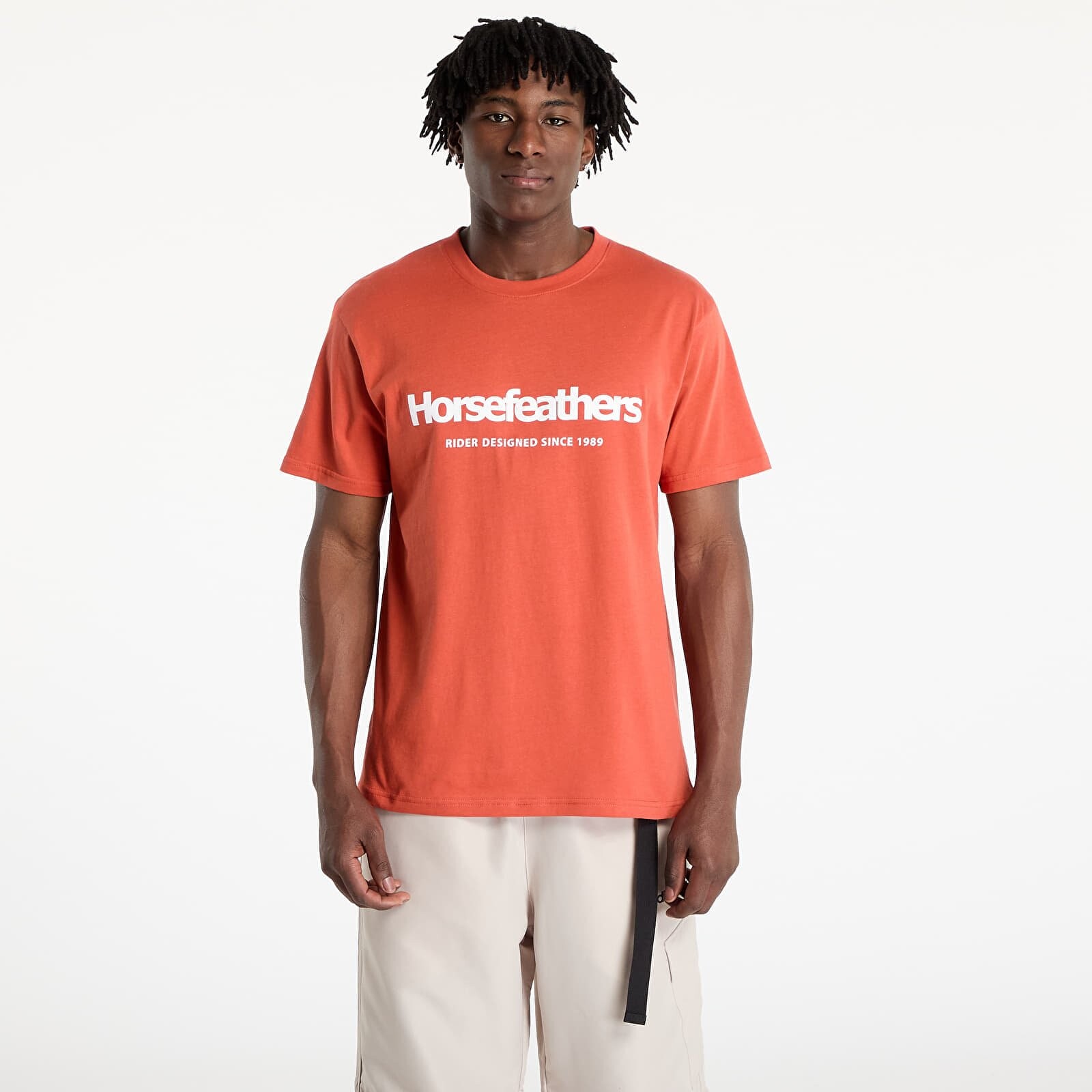 Tričko Horsefeathers Quarter T-Shirt Ginger S