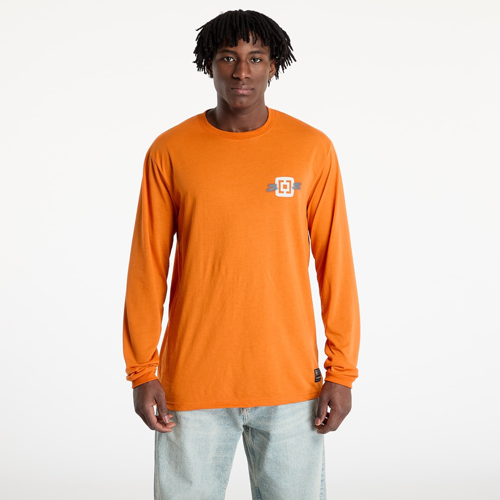 Tričko Horsefeathers Fury Long Sleeve Bike Jersey Burnt Orange M