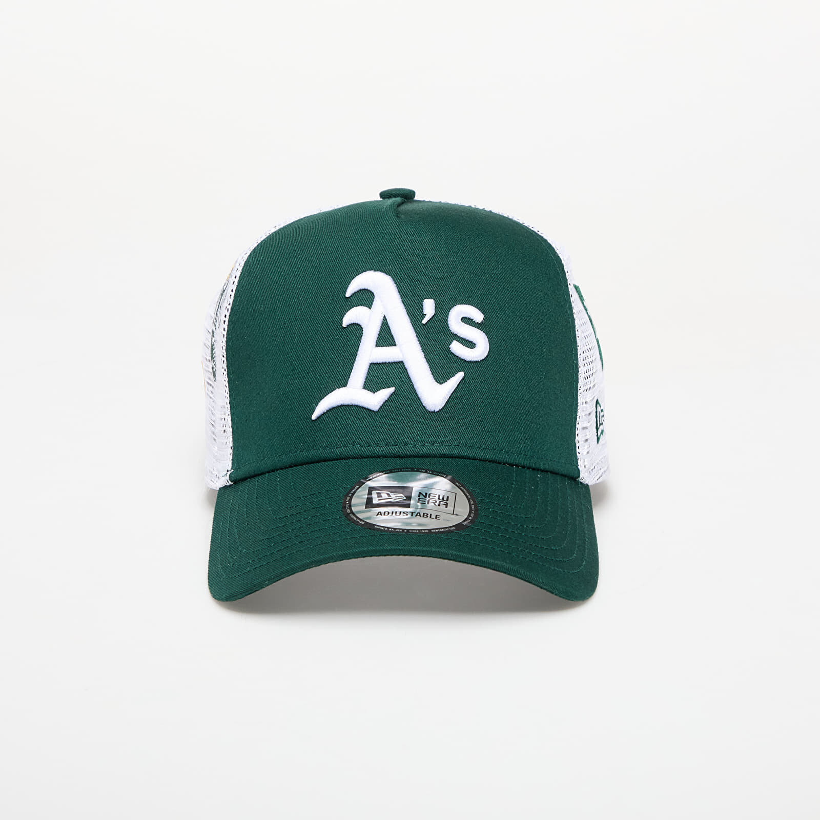 Šiltovka New Era Oakland Athletics MLB Multi Patch 9FORTY A-Frame Trucker Cap Dark Green Universal