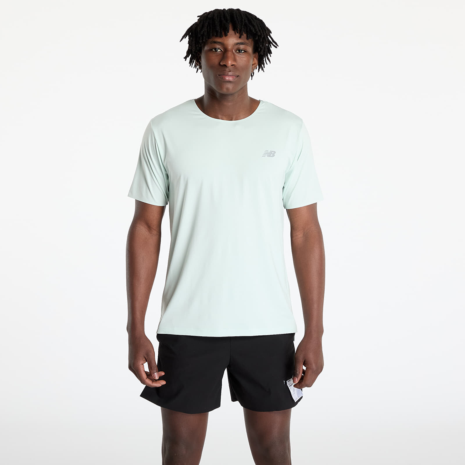 Tričko New Balance Race Day T-Shirt Clay Ash S