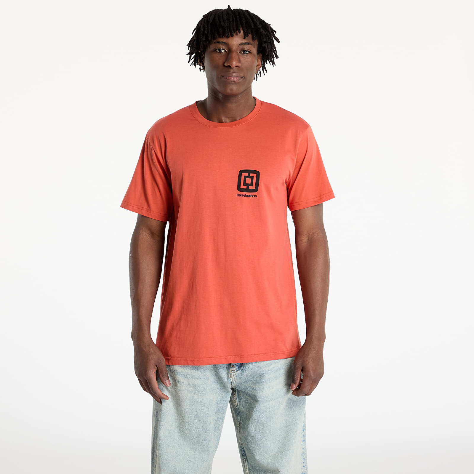 Tričko Horsefeathers Mini Logo T-Shirt Ginger S
