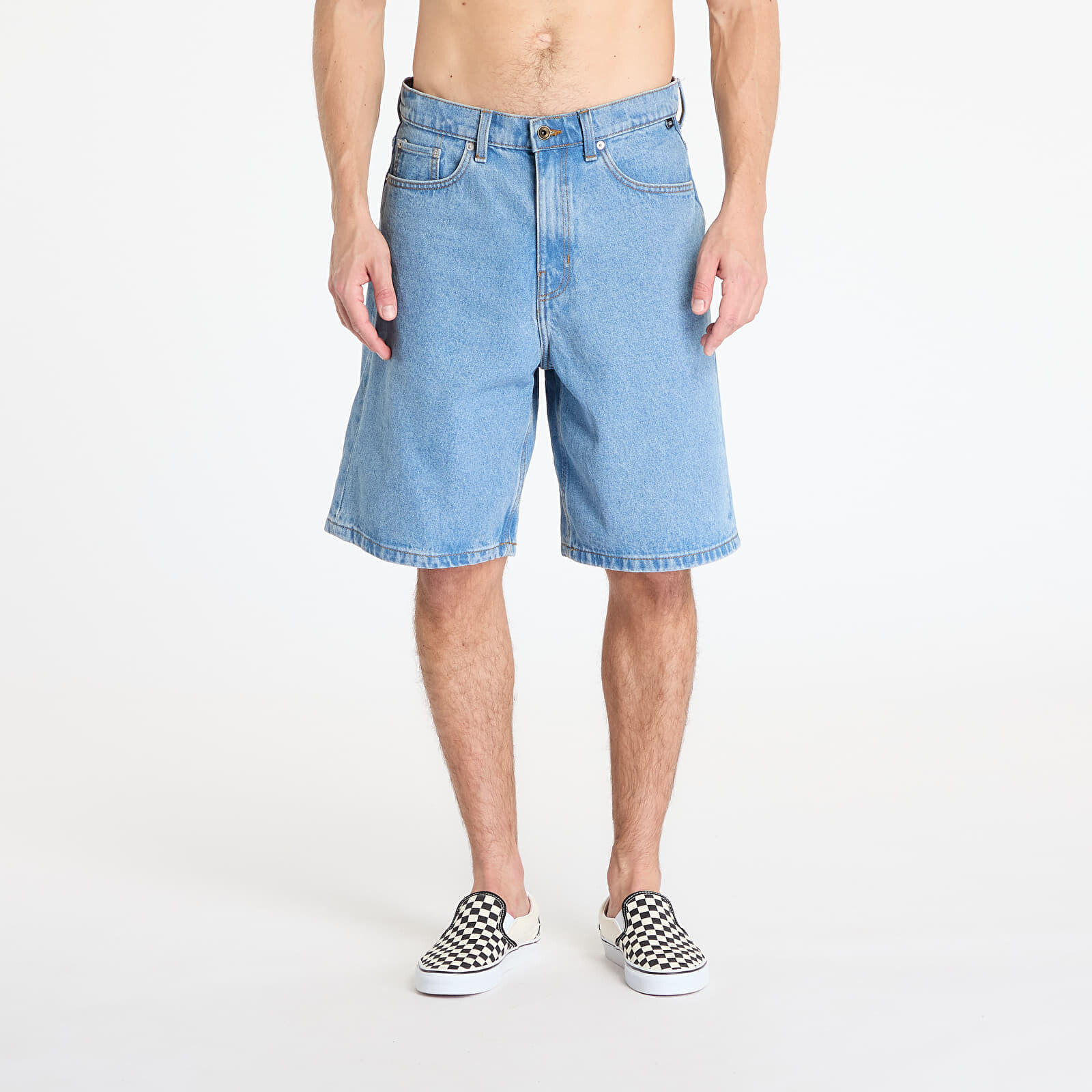 Šortky Vans Check-5 Baggy Denim Shorts Blue 32