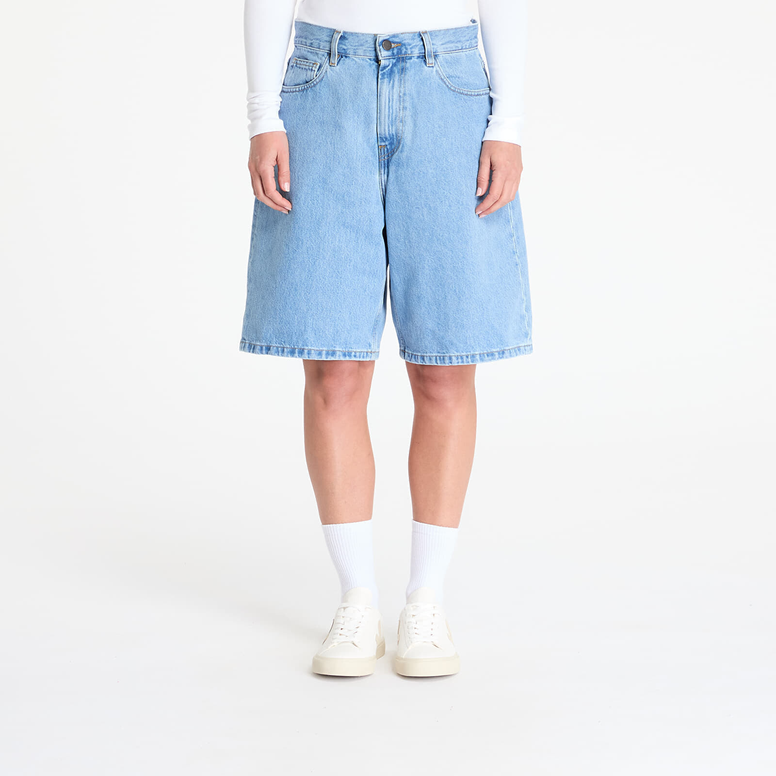 Šortky Carhartt WIP W' Brandon Short Blue S