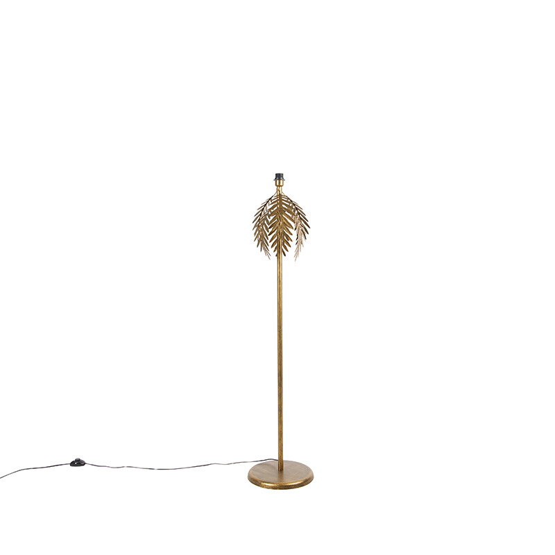 Vintage stojaca lampa zlatá 145 cm - Botanica