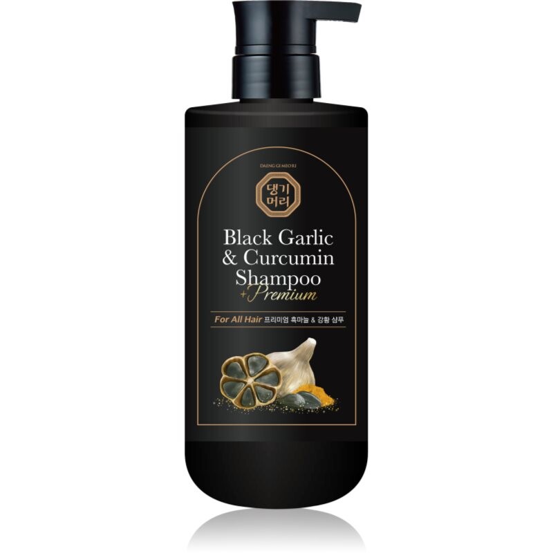DAENG GI MEO RI Black Garlic & Curcumin Shampoo hĺbkovo regeneračný šampón pre rast vlasov a posilnenie od korienkov 500 ml