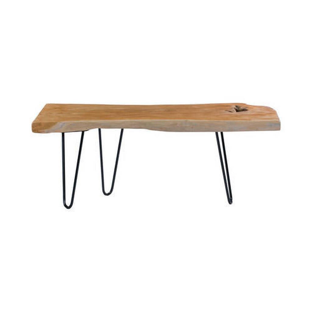 XXXL KONFERENČNÝ STOLÍK, farba tíku, drevo, kov, 100/25-40/40 cm