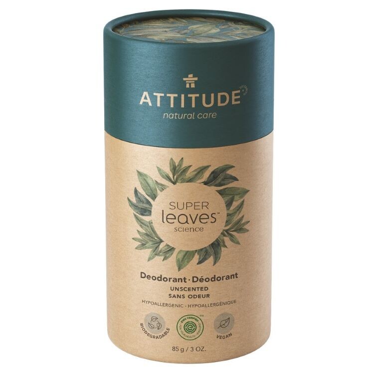 ATTITUDE Super leaves Prírodný tuhý deodorant bez vône 85 g