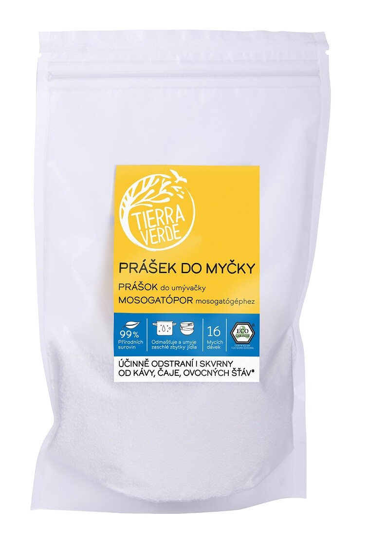 TIERRA VERDE Prášok do umývačky riadu 250 g