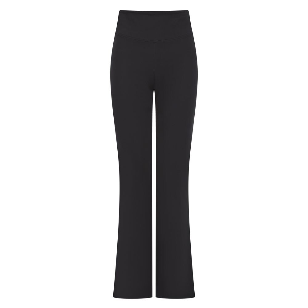 SF (Skinnifit) Dámske legíny s rozšírenými nohavicami - Čierna | XL