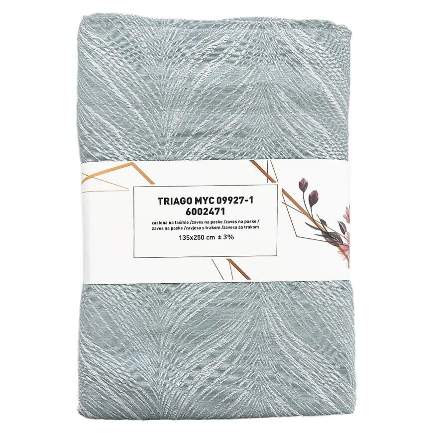 Záves na páske Triago MYC09927/1 135x250 cm svetlomodrý